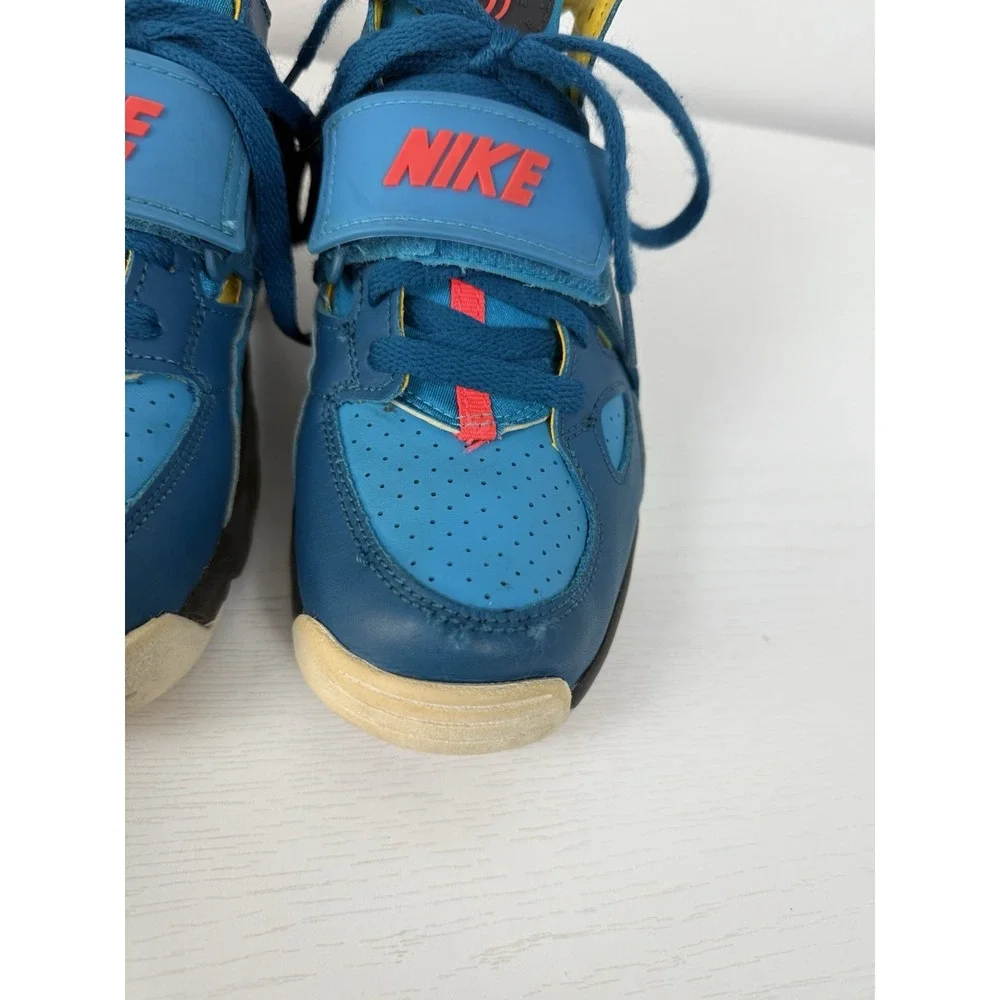 Nike Air Trainer Huarache Green Abyss Blue Lagoon‎ Size 5.5 Youth Shoes Sneakers